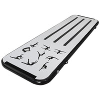 Everfit 3M Air Track Gymnastics Tumbling Mat Exercise Cheerleading Unique Black Kings Warehouse 