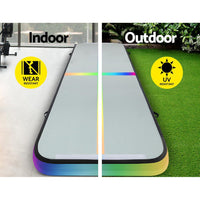 Everfit 4M Air Track Gymnastics Tumbling Exercise Mat Inflatable Mats 20CM Thick + Pump Kings Warehouse 