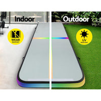 Everfit 4M Air Track Gymnastics Tumbling Exercise Mat Inflatable Mats + Pump Kings Warehouse 