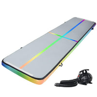 Everfit 5M Air Track Gymnastics Tumbling Exercise Mat W/ Pump Inflatable Colour Kings Warehouse 
