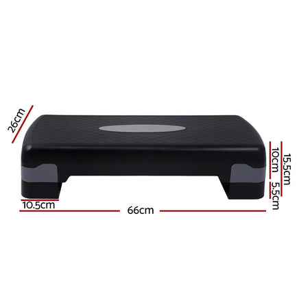Everfit Aerobic Step Exercise Stepper Steps Home Gym Fitness Block Bench Riser Kings Warehouse 
