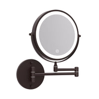 Extendable Makeup Mirror 10X Magnifying Double-Sided Bathroom Mirror BR KingsWarehouse 