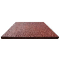 Fall Protection Tiles 18 pcs Rubber 50x50x3 cm Red Kings Warehouse 