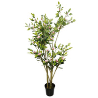 Faux Flowering Pink Magnolia Tree with Pot 250cm Kings Warehouse 