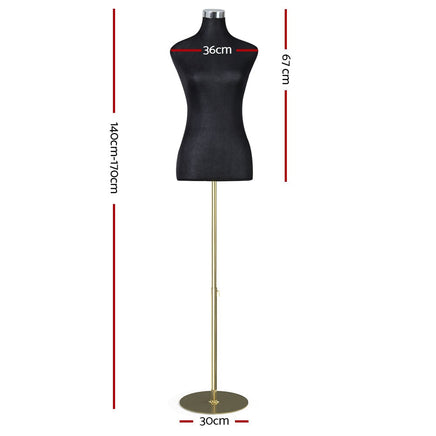 Female Mannequin Dummy Model Dressmaker Clothes Display Torso Tailor BK Kings Warehouse 