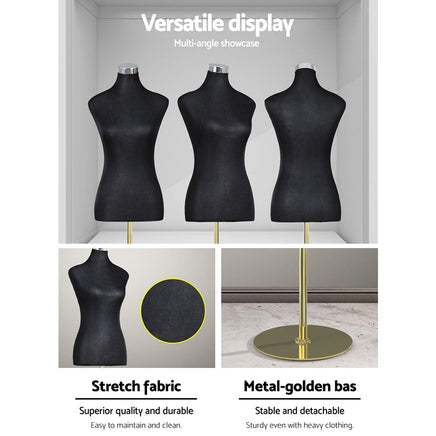 Female Mannequin Dummy Model Dressmaker Clothes Display Torso Tailor BK Kings Warehouse 