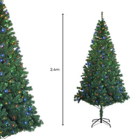 Festiss 2.4m Christmas Tree with 4 Colour LED FS-TREE-07 KingsWarehouse 