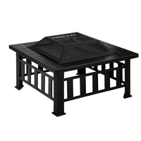 Fire Pit BBQ Table Grill Outdoor Garden Wood Burning Fireplace Stove Home & Garden > Firepits Kings Warehouse 