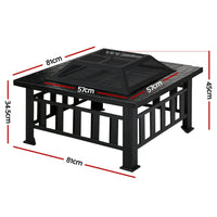 Fire Pit BBQ Table Grill Outdoor Garden Wood Burning Fireplace Stove Home & Garden > Firepits Kings Warehouse 