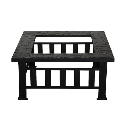 Fire Pit BBQ Table Grill Outdoor Garden Wood Burning Fireplace Stove Home & Garden > Firepits Kings Warehouse 