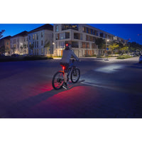 Fischer LED Bike Light Set 30Lux USB with rear floor light Kings Warehouse 