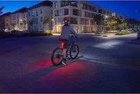 FischerBicycle Rear Light with 360 Floor Light for More Visibility and Protection, Rechargeable Battery Kings Warehouse 