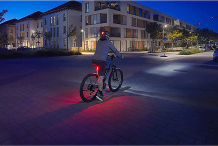 FischerBicycle Rear Light with 360 Floor Light for More Visibility and Protection, Rechargeable Battery Kings Warehouse 