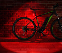 FischerBicycle Rear Light with 360 Floor Light for More Visibility and Protection, Rechargeable Battery Kings Warehouse 