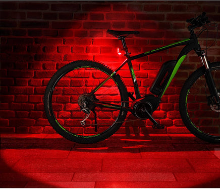 FischerBicycle Rear Light with 360 Floor Light for More Visibility and Protection, Rechargeable Battery Kings Warehouse 