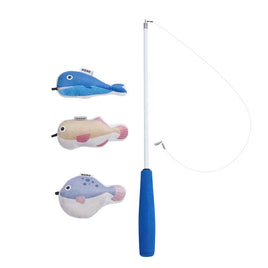 Fishing Rod Tease Cat Stick Cat Supplies Mobile Toy Set Kings Warehouse 
