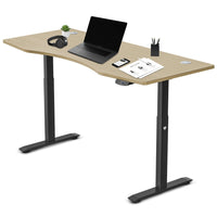 Fitness ErgoDesk AUTO Series Automatic Standing Desk 1500mm in Oak Kings Warehouse 