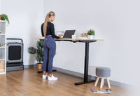 Fitness ErgoDesk AUTO Series Automatic Standing Desk 1500mm in Oak Kings Warehouse 