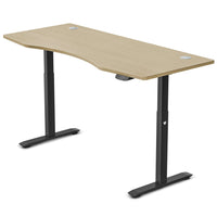 Fitness ErgoDesk AUTO Series Automatic Standing Desk 1500mm in Oak Kings Warehouse 