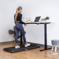 Fitness ErgoDesk AUTO Series Automatic Standing Desk 180cm in White & Black Kings Warehouse 