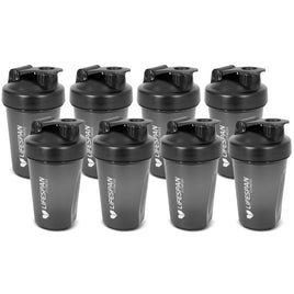 Fitness Shaker Bottle 500ml in Black (Pack of 8) Kings Warehouse 