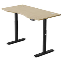 Fitness Walkingpad M2 Treadmill with Dual Motor Automatic Standing Desk 150cm in Oak/Black Kings Warehouse 