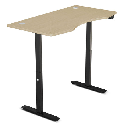 Fitness Walkingpad M2 Treadmill with Dual Motor Automatic Standing Desk 150cm in Oak/Black Kings Warehouse 