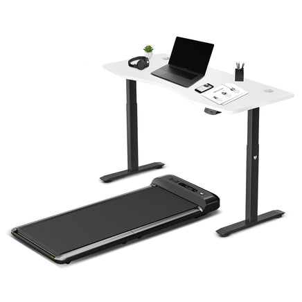 Fitness Walkingpad M2 Treadmill with Dual Motor Automatic Standing Desk 150cm in White/Black Kings Warehouse 