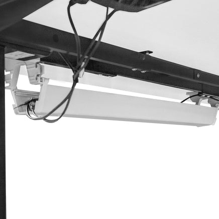 Fitness WalkingPad M2 Treadmill with ErgoDesk Automatic White Standing Desk 1500mm + Cable Management Tray Kings Warehouse 
