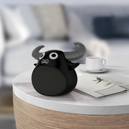 Fitsmart Bluetooth Animal Face Speaker Portable Wireless Stereo Sound - Black Kings Warehouse 