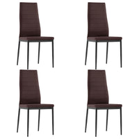 Five Piece Dining Set Brown Kings Warehouse 