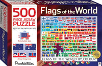 Flags of the World by Colour 500 Piece Jigsaw Puzzle Kings Warehouse 