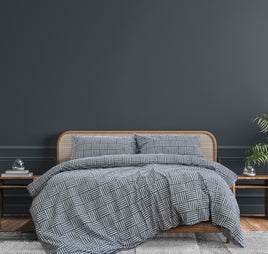 Fletcher PRINTED QUILT COVER SET - QUEEN Kings Warehouse 