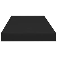 Floating Wall Shelf Black 60x23.5x3.8 cm Storage Supplies Kings Warehouse 