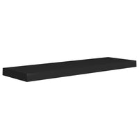 Floating Wall Shelf Black 80x23.5x3.8 cm Storage Supplies Kings Warehouse 