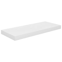 Floating Wall Shelf High Gloss White 60x23.5x3.8 cm Storage Supplies Kings Warehouse 