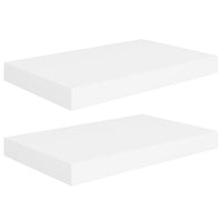 Floating Wall Shelves 2 pcs White 40x23x3.8 cm Kings Warehouse 