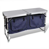 Foldable Camping Cupboard with Aluminium Frame Kings Warehouse 