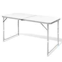 Foldable Camping Table Aluminium 120 x 60 cm Kings Warehouse 