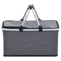 Foldable Cool Bag Grey 46x27x23 cm Aluminium Kings Warehouse 