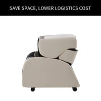 Foldable Electric Massage Chair Zero Gravity Chairs Recliner Full Body Bluetooth Speaker USB Charge Back Neck KingsWarehouse 