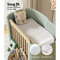 Foldable Gel Foam Mattress Folding Baby Bed Floor Mat Travel Cot Bamboo Kings Warehouse 
