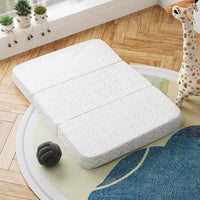 Foldable Gel Foam Mattress Folding Baby Bed Floor Mat Travel Cot Bamboo Kings Warehouse 