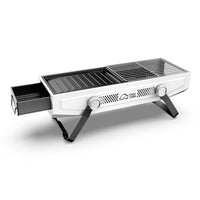 Foldable Portable Charcoal Frying Grill Grilling Outdoor Tabletop BBQ Grill For Camping Hiking Picnics Kings Warehouse 