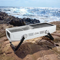 Foldable Portable Charcoal Frying Grill Grilling Outdoor Tabletop BBQ Grill For Camping Hiking Picnics Kings Warehouse 