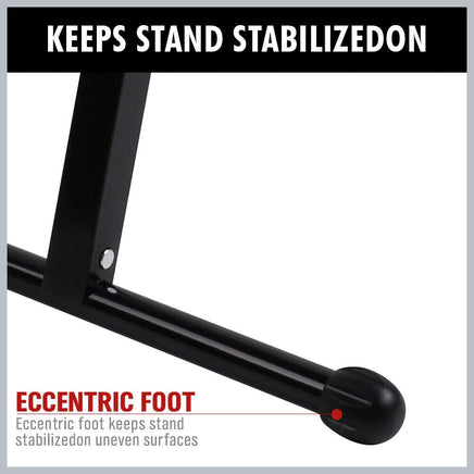 Foldable Roller Support Stand Adjustable Bench Holder 67-110cm Heavy Duty Steel Kings Warehouse 