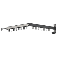 Foldable Wall Hanging Clothes Drying Rack Clothes Balcony Retractable Hanger Kings Warehouse 