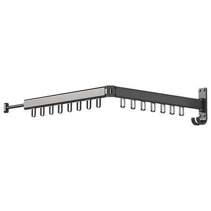 Foldable Wall Hanging Clothes Drying Rack Clothes Balcony Retractable Hanger Kings Warehouse 