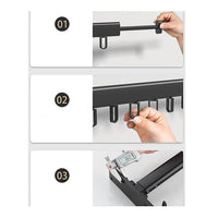 Foldable Wall Hanging Clothes Drying Rack Clothes Balcony Retractable Hanger Kings Warehouse 