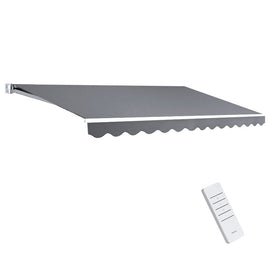 Folding Arm Awning Motorised Outdoor Pearl Retractable 4X2.5M Afterpay Day Sale Kings Warehouse 